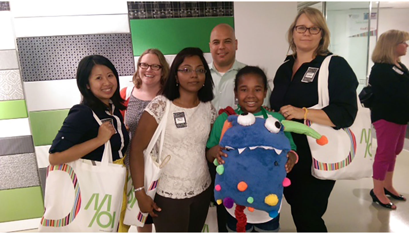 From left to right: Michelle Ho, Elizabeth Hall, Priya Shivalingarajalingam, Greg Savage and Hunter Cotterman. - 