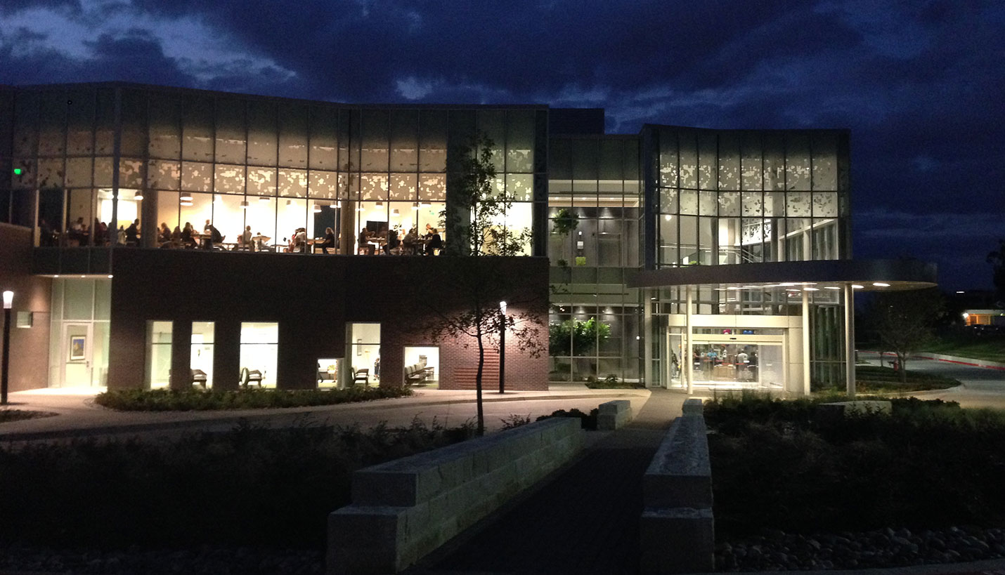 A nighttime view of the new Fort Worth Baylor Surgical Hospital. - Page