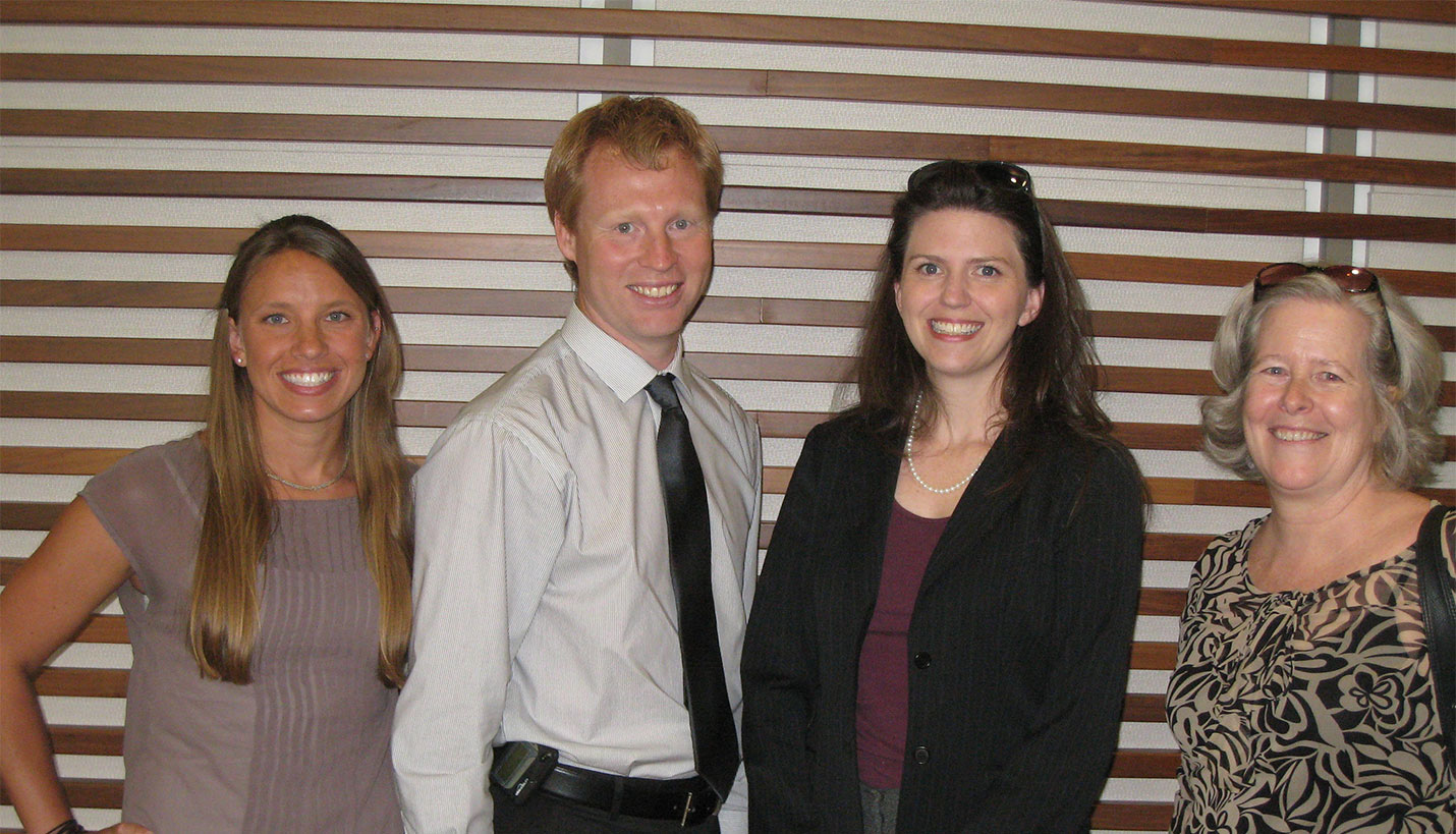 Page team members, from left: Mika Shorter, Casey England, Katie Blair and Marsha Bernard. - Sherwin Field, fieldphotography.com