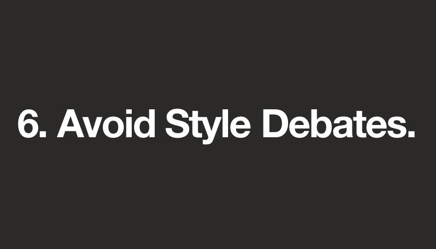 If you’re in architecture school or talking to a fellow architect, by all means go ahead and debate the merits of design styles. Just as you probably wouldn't appreciate your neighbor waxing on about the nuances of US versus international maritime law, neither does the non-architect with whom you're talking. - 