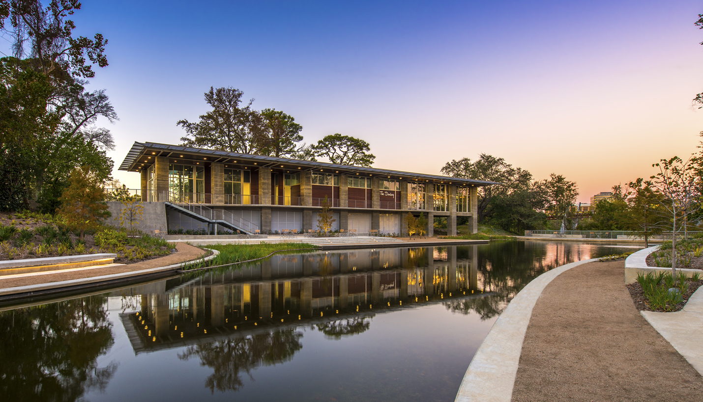 The Dunlavy above Lost Lake in Buffalo Bayou Park. - © G. Lyon Photography, Inc. - Geoffrey Lyon