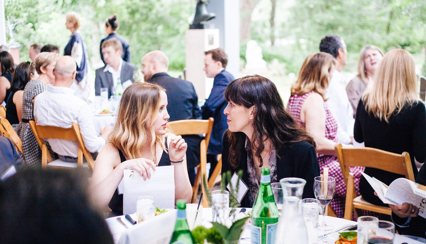 AIA Austin Executive Director Ingrid Spencer (right) said, "The event was a rare opportunity for people from distinct professions to interact and discuss the significance of art and architecture." - © J Antonio Images