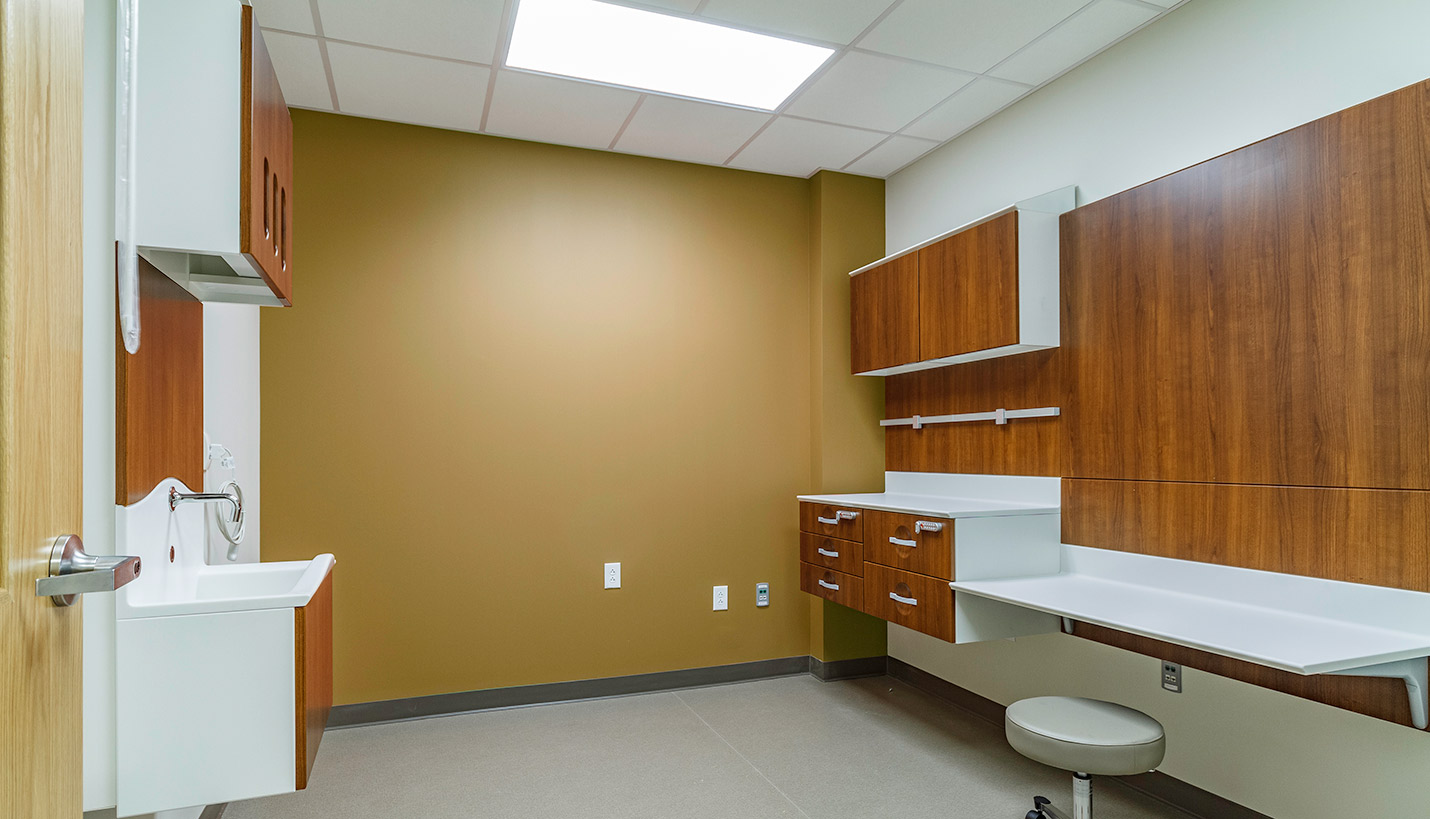 Examination room - Image courtesy of B.L. Harbert International, LLC