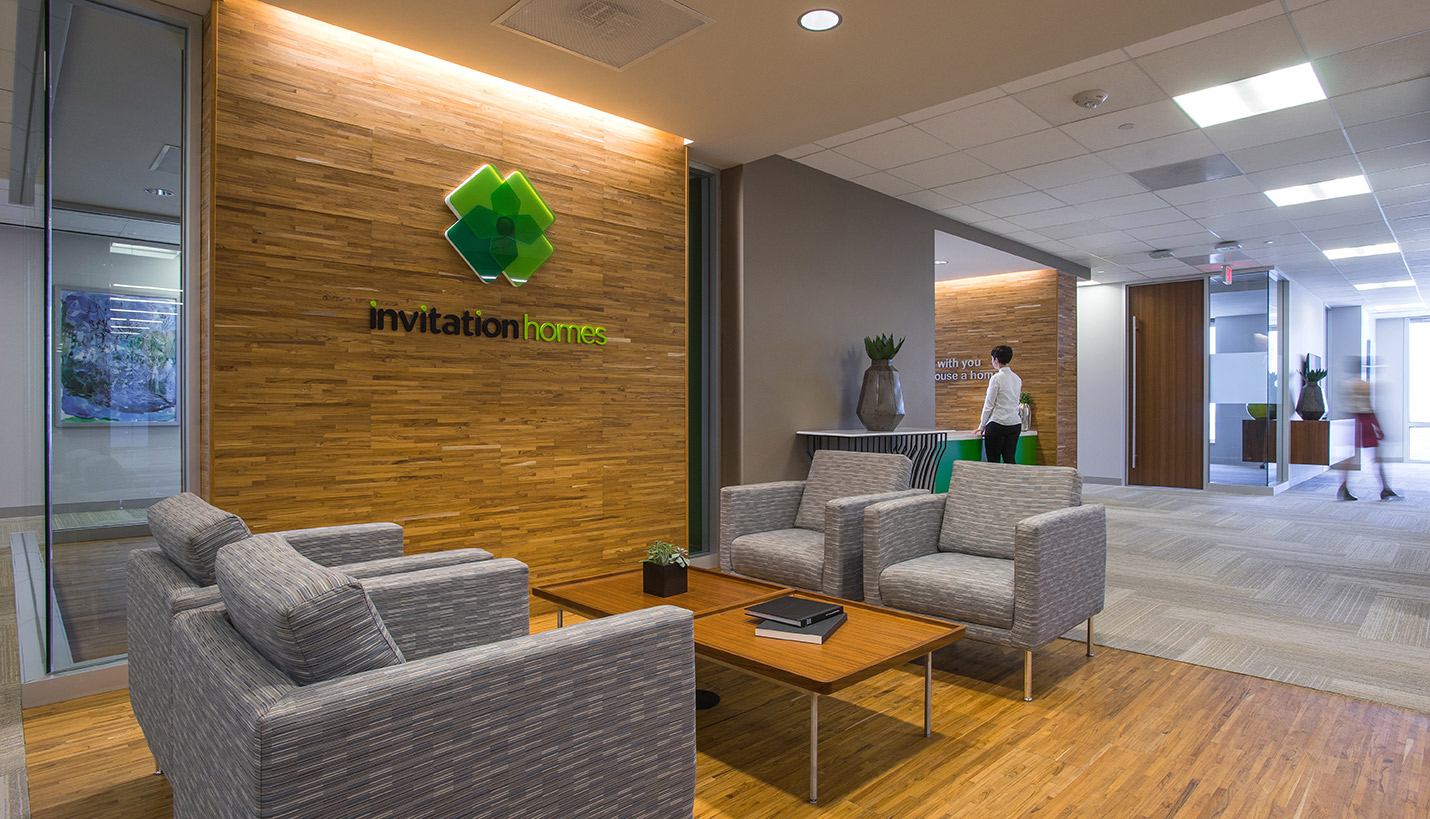 Lobby of Invitation Homes Headquarters / Dallas, TX - © Michael Hawkins