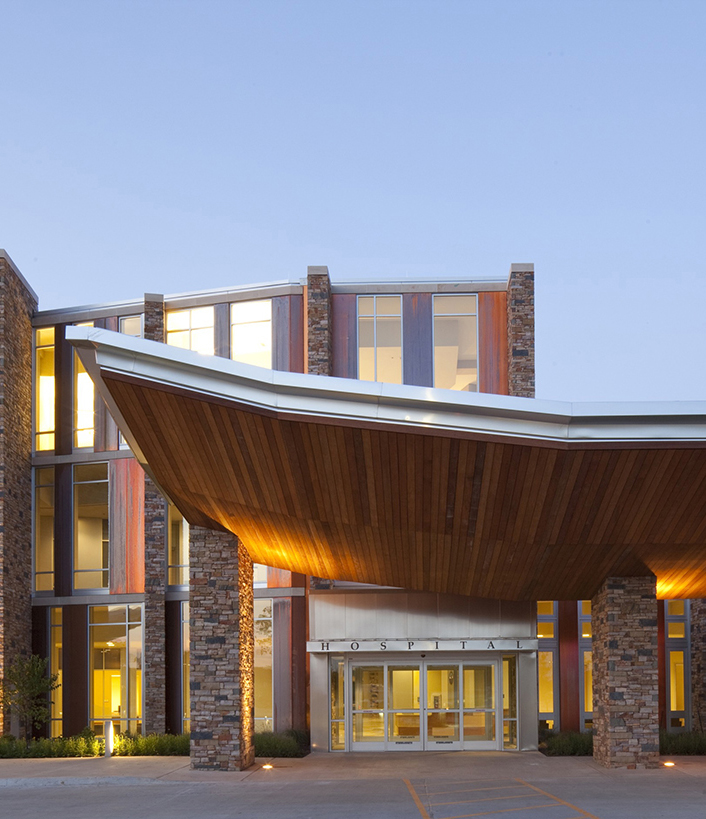 Chickasaw Nation Medical Center as designed by Page