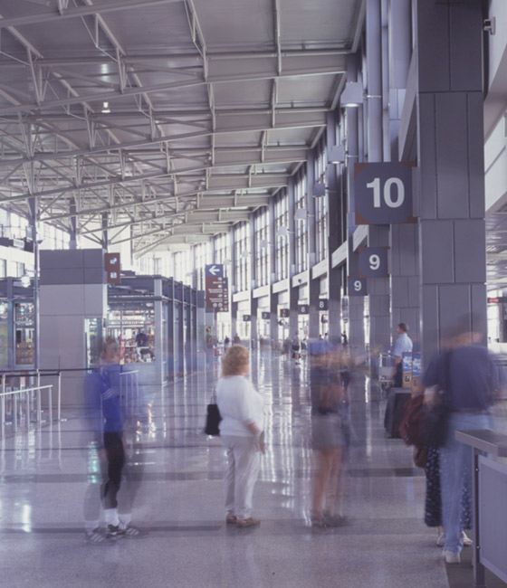 Page designed the Barbara Jordan Passenger Terminal to reflect Austin’s unique character, culture 