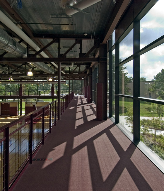 Page designed an expansion for Lone Star College that resulted in a two-story center that houses all